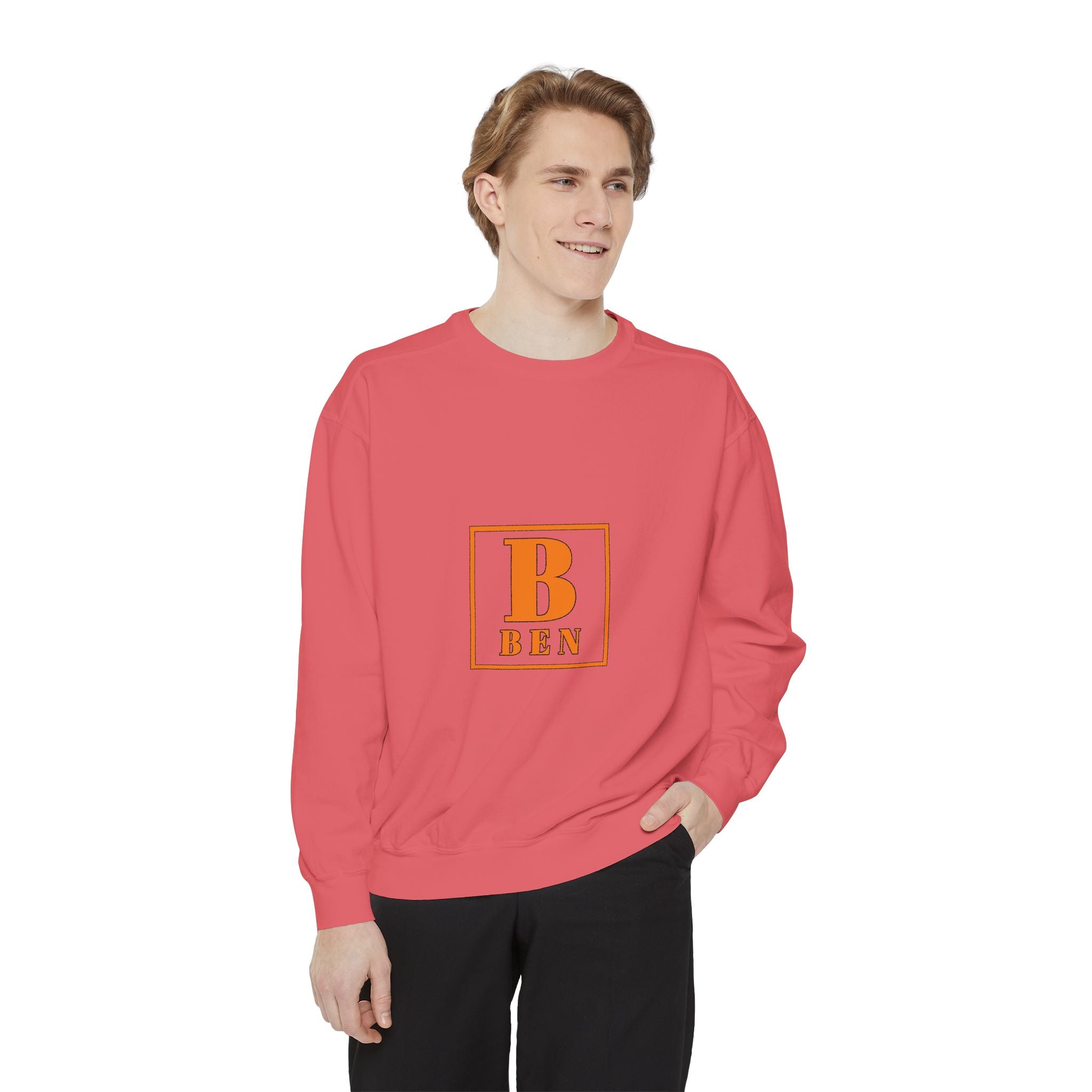 Personalized 'B Ben' Monogram Sweatshirt — Cozy Initial Crewneck